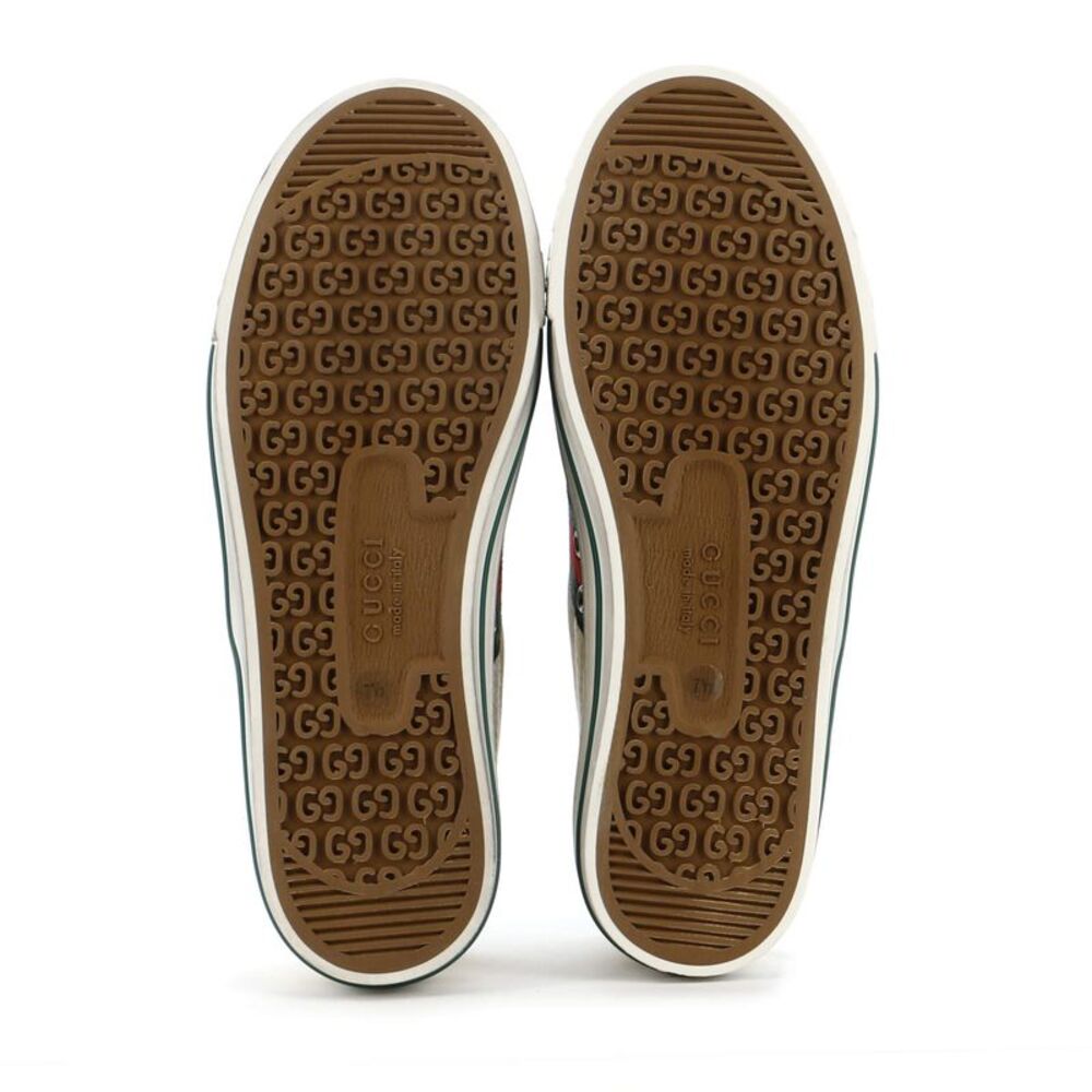 Gucci 1977 Tennis Sneakers GG Canvas Neutral, Yellow, Multicolor - Picture 4 of 6